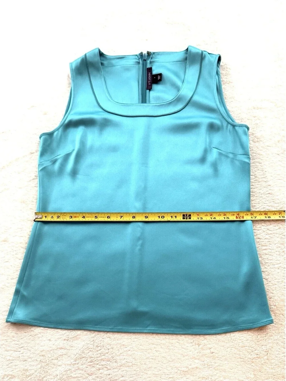 St. John Women’s 2 Piece Teal Skirt Set Knit Skirt Sz 8 Satin Top Sz 4